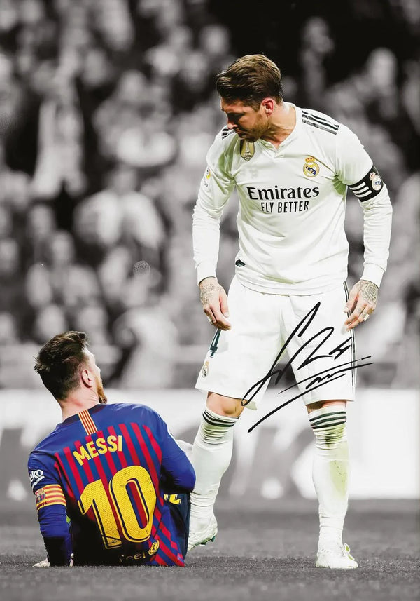 SERGIO RAMOS VS MESSI-SIGN